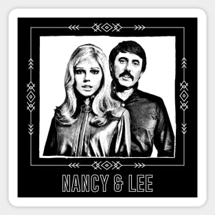 Nancy & Lee / Retro Style Fan Design Sticker